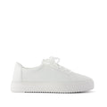 Womens Izzy Lace-Up Sneaker White Faux Leather - sneakers
