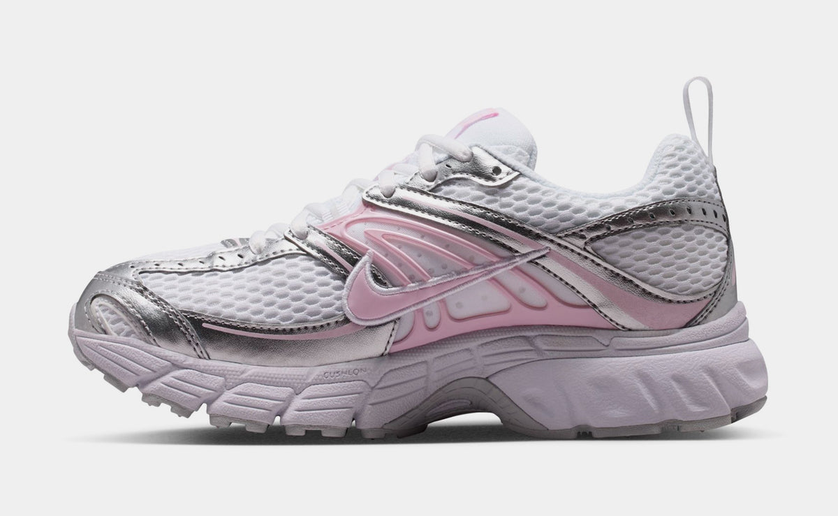Air Max Moto 2K Grade School Running Shoes (White/Pink Foam/Pure Platinum) - sneakers - view 3