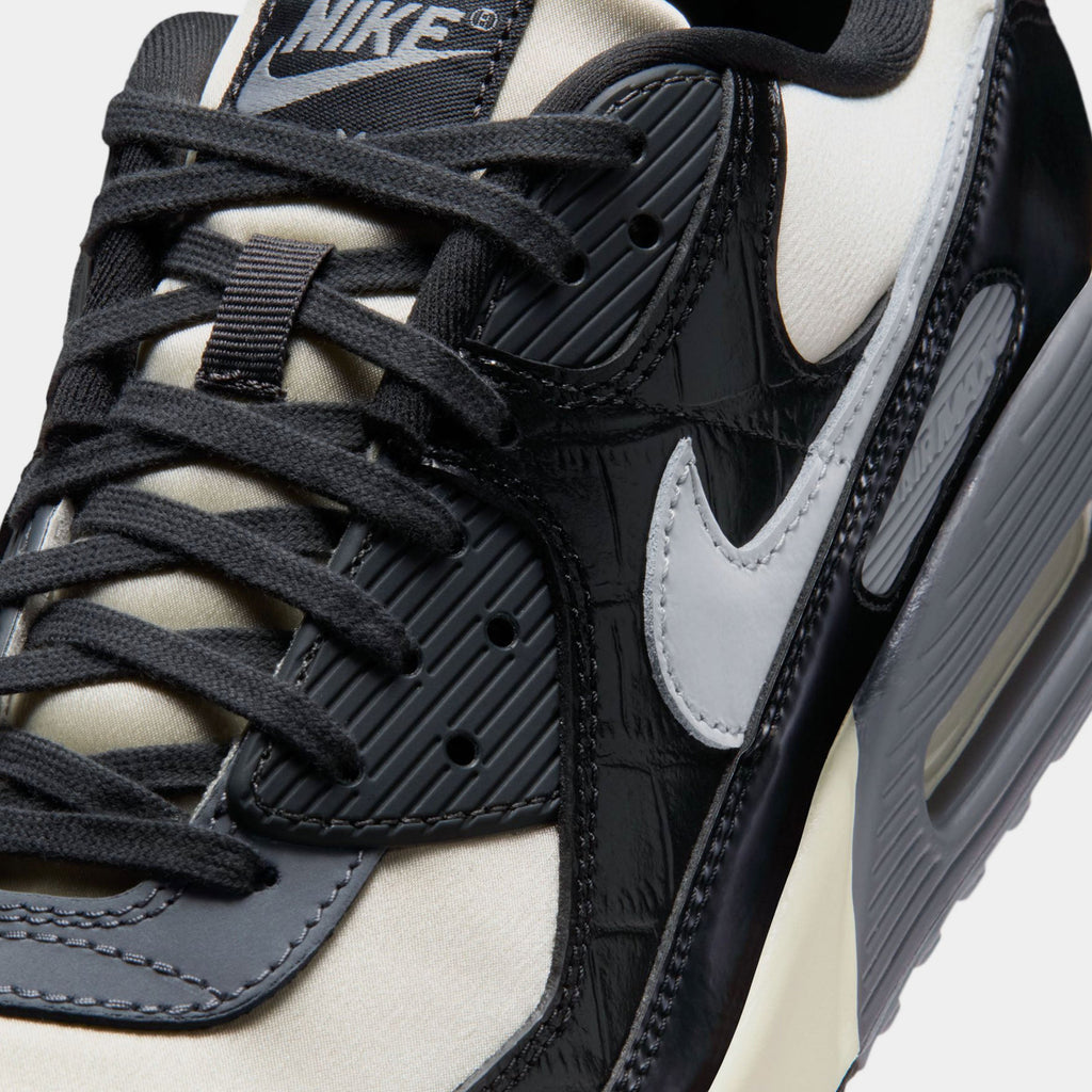Air Max 90 Coconut Milk And Black Mens Lifestyle Shoes (Sail/Light Smoke Grey/Black/Anthracite) - sneakers - view 5