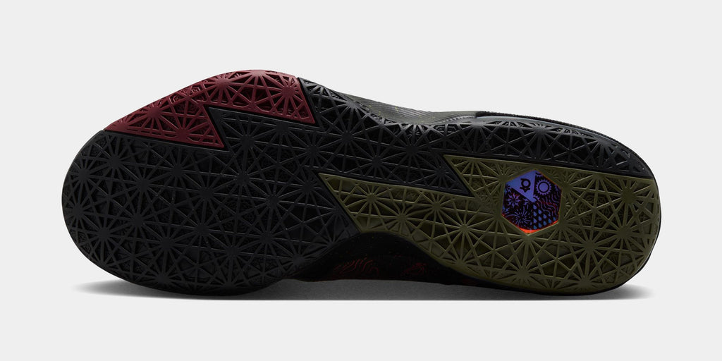 KD 6 Meteorology Black and Medium Olive Mens Basketball Shoes (Black/Atomic Red/Medium Olive/Noble Red) - sneakers - view 4