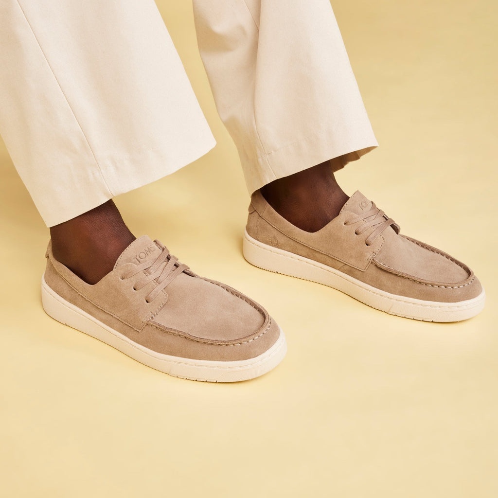 TRVL LITE London Taupe Suede Loafer - loafers - view 2