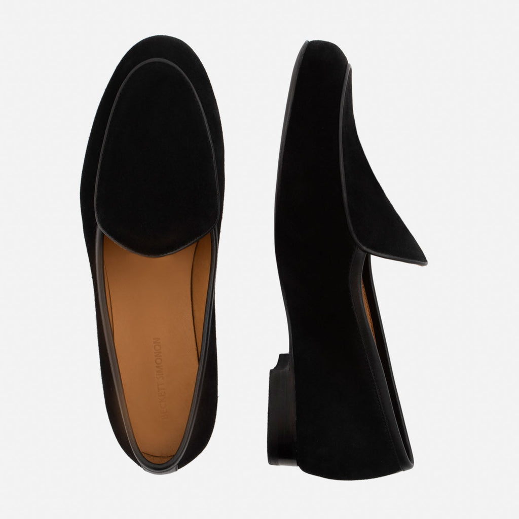 Greta Belgian Loafer - Suede - Women's - loafers - view 4