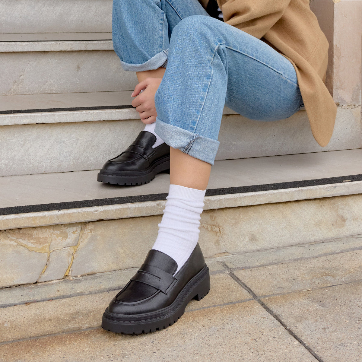 Perry Lug Sole Slip-On Loafers - loafers - view 2